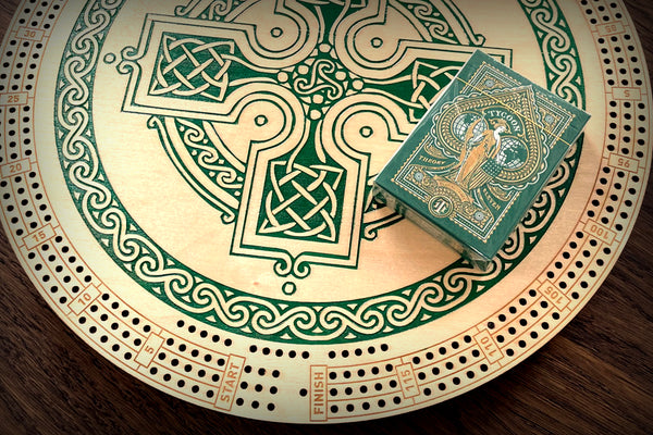 Limited Edition Celtic Circle Cribbage Board