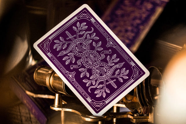 Purple Monarchs Playing Cards