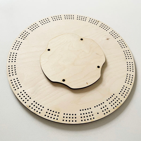 Celtic Round Cribbage Board