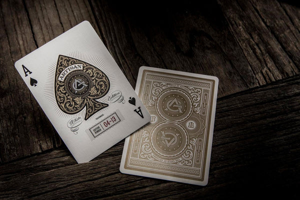 White Artisans Playing Cards